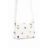 Dámská kabelka DESIGUAL FRESIA DORTMUND 1000 WHITE - DESIGUAL - 23SAXPA6 1000 BOLS FRESIA DORTMUND