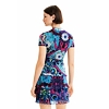 Dámské šaty DESIGUAL EXETER-LACROIX 5036 BLUE - DESIGUAL - 23SWVK33 5036 VEST EXETER-LACROIX