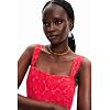 Dámské šaty DESIGUAL ELY 3000 RED - DESIGUAL - 23SWVW20 3000 VEST ELY