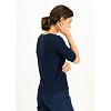 Dámské triko Blutsgeschwister Pretty Preppy Crewneck 0499 blue pigtail knit - Blutsgeschwister - 001231-160-0499 Pretty Preppy Crewneck