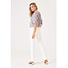 Dámská halenka GARCIA C30036 53 ladies shirt ss 53 off white - GARCIA - C30036 53 ladies shirt ss