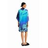 Dámské šaty DESIGUAL ARARA 5000 BLUE - DESIGUAL - 23SWMW28 5000 SWIM ARARA