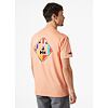 Pánské triko HELLY HANSEN SHORELINE T-SHIRT 2.0 058 ROSE QUARTZ