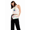 Dámská kabelka DESIGUAL ACIDULE PHUKET MINI-STRAIGHT FLAP 9019 MATERIAL FINISHES - DESIGUAL - 23SAXPA5 9019 BAG ACIDULE PHUKET MINI-ST