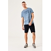 Pánské triko GARCIA mens T-shirt ss 4815 stone blue - GARCIA - D31201 4815 mens T-shirt ss