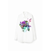Dámská košile DESIGUAL ROSE- LACROIX 1000 WHITE - DESIGUAL - 23WWCW31 1000 CAM ROSE- LACROIX