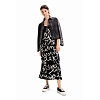 Dámské šaty DESIGUAL LETO 2000 BLACK - DESIGUAL - 23WWVK23 2000 VEST LETO