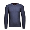 Pánský svetr RAGMAN V-neck Pullover with tipping 782  BLAU-MEL