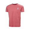 Pánské triko HELLY HANSEN 54601 137 SHORELINE T-SHIRT 3.0 137 WASHED RED