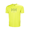 Pánské funkční triko HELLY HANSEN 49574 410 HH TECH GRAPHIC T-SHIRT 2.0 410 CYBER LIME