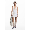 Dámské šaty DESIGUAL 25WWVW21 1001 PICHI ARTY 1001 WHITE - DESIGUAL - 25WWVW21 1001 PICHI ARTY