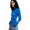 Dámský svetr DESIGUAL 25WWJF38 5000 JERS OTTAWA 5000 BLUE - DESIGUAL - 25WWJF38 5000 JERS OTTAWA