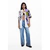 Dámská košile DESIGUAL 25WWCW07 1000 CAM BYN LACROIX 1000 WHITE - DESIGUAL - 25WWCW07 1000 CAM BYN LACROIX