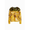 Dámský svetr DESIGUAL 25WWJF30 8018 JERS ADAK 8018 YELLOW - DESIGUAL - 25WWJF30 8018 JERS ADAK