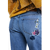 Dámské jeans DESIGUAL 25WWDD23 5053 DENIM SUNFLOWER 5053 BLUE - DESIGUAL - 25WWDD23 5053 DENIM SUNFLOWER
