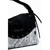 Dámská kabelka DESIGUAL 25WAXP29 2000 BAG SNAKE PATCH BERGAMO 2000 BLACK - DESIGUAL - 25WAXP29 2000 BAG SNAKE PATCH BERGAMO