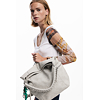 Dámský batůžek DESIGUAL 25WAKP30 6006 BACK HALF LOGO ARICA PIEDRA 6006 BROWN - DESIGUAL - 25WAKP30 6006 BACK HALF LOGO ARICA PIEDRA
