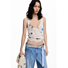 Dámský svetr DESIGUAL ESTOCOLMO Bílá - DESIGUAL - 25WWJF14 1011 JERS ESTOCOLMO
