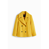 Dámský fashion kabát DESIGUAL SHORTCOLOR Žlutá - DESIGUAL - 25WWEW11 8006 COAT SHORTCOLOR