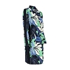 Dámské zimní šaty HAJO D Sweatkleid Blätterdruck 1/1 Multicolor - HAJO - 10711 561 D Sweatkleid Blätterdruck