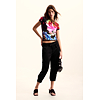 Dámské triko DESIGUAL MULTIFLOWERS Multicolor - DESIGUAL - 26SWTK49 9019 TS MULTIFLOWERS LACROIX