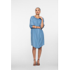 Dámské letní šaty Geisha Dress denim elastic Modrá - Geisha - 67302-10 827 Dress lyocell denim elastic neck