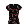 Dámské triko Blutsgeschwister Blumento Ferde Černá - Blutsgeschwister - 001261-703 01977 Blumento Ferde