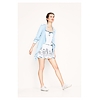 Dámské šaty DESIGUAL TARRAGONA 5179 DENIM BLEACH - DESIGUAL - 73V2JM4 5179 VEST_TARRAGONA