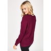 Dámský svetr HAJO D PULLOVER 713 brombeere - HAJO - 18382 713 D PULLOVER
