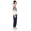 Dámský svetr DESIGUAL GIGI 1000 BLANCO - DESIGUAL - 19SWJFA0 1000 JERS_GIGI
