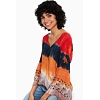 Dámská halenka DESIGUAL SADE 3007 BORGONA - DESIGUAL - 19SWBW46 3007 BLUS_SADE