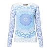 Dámský svetr DESIGUAL SORA 5205 STAR SAPHIRE - DESIGUAL - 19SWJFA9 5205 JERS_SORA