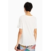 Dámské triko DESIGUAL CANTERBURY 1000 BLANCO - DESIGUAL - 19SWTK53 1000 TS_CANTERBURY