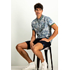 Pánské bermudy GARCIA VICO 292-dark moon - GARCIA - D91362 292 Vico men`s chin