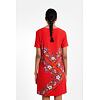 Dámské šaty DESIGUAL DAMIS 3036 ROJO CLAVEL - DESIGUAL - 19WWVW86 3036 VEST_DAMIS