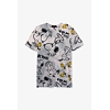 Dámské triko DESIGUAL SNOOPY 2015 SILVER GREY - DESIGUAL - 20WWTKCH 2015 TS_SNOOPY