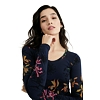 Dámské triko DESIGUAL BRUSELAS 5001 MARINO - DESIGUAL - 21SWTK36 5001 TS_BRUSELAS