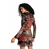 Dámské šaty DESIGUAL BERLIN 7003 JAFFA ORANGE - DESIGUAL - 21WWVK65 7003 VEST_BERLIN