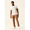 Pánské triko GARCIA mens T-shirt ss 625 white melee - GARCIA - H11204 625 mens T-shirt ss