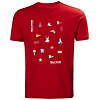 Pánské triko HELLY HANSEN SHORELINE T-SHIRT 2.0 162 red - Helly Hansen - 34222 162 SHORELINE T-SHIRT 2.0