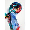 Dámský šátek DESIGUAL BEACH CARRE 5013 TURQUOISE - DESIGUAL - 22SAWA55 5013 FOU_BEACH CARRE