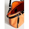 Dámská kabelka DESIGUAL HALF LOGO LIBIA 7002 ORANGE - DESIGUAL - 22SAXPAC 7002 BOLS_HALF LOGO LIBIA