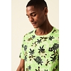 Pánské triko GARCIA mens T-shirt ss 7710-soft lime - GARCIA - Q21009 7710 mens T-shirt ss