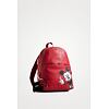 Dámský batůžek DESIGUAL MICKEY MOMBASA 2ZIPPERS 3000 carmine - DESIGUAL - 21WAKP41 3000 BACK_MICKEY MOMBASA 2ZIPPE