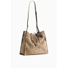 Dámská kabelka DESIGUAL LOGORAMA LEATHER MERLO V 6001 TABACO - DESIGUAL - 22WAXL02 6001 BAG_LOGORAMA LEATHER MERLO