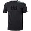 Pánské triko HELLY HANSEN HH LOGO T-SHIRT 982 EBONY MELANGE