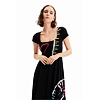 Dámské šaty DESIGUAL LISA 2000 BLACK - DESIGUAL - 23SWVK12 2000 VEST LISA