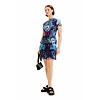 Dámské šaty DESIGUAL EXETER-LACROIX 5036 BLUE - DESIGUAL - 23SWVK33 5036 VEST EXETER-LACROIX