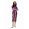 Dámské šaty DESIGUAL LIMA-LACROIX 3062 RED - DESIGUAL - 23SWVK52 3062 VEST LIMA-LACROIX