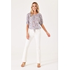 Dámská halenka GARCIA C30036 53 ladies shirt ss 53 off white - GARCIA - C30036 53 ladies shirt ss